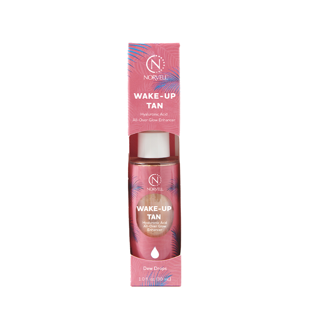 NV-404205 Wake-Up Tan Clear Shimmer Drops (1oz) - Image 1
