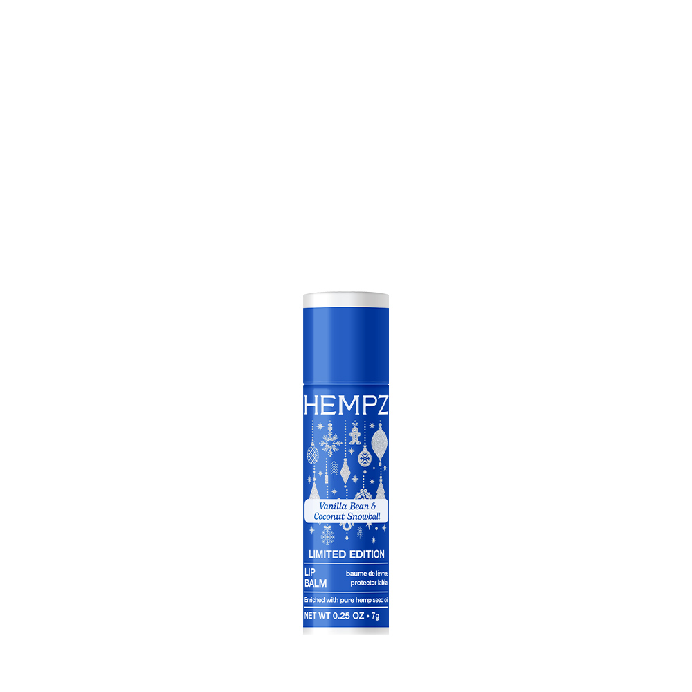 SP-HVBCSLB Hempz Vanilla Bean & Coconut Snowball Lip Balm (.25oz) - Image 1