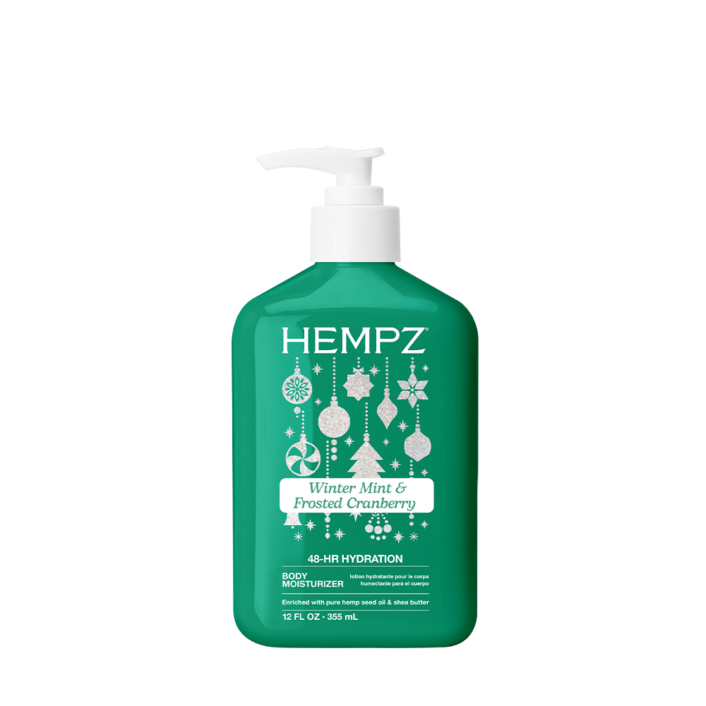 SP-HWMFCM Hempz Winter Mint & Frosted Cranberry Moisturizer (12oz) - Image 1