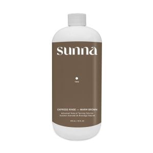 Solution naturelle de bronzage Express Rinse - teinte brune chaude (1 litre)